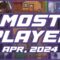 Top 20 Most Played Games on Steam Deck for April 2024 by Hours Played