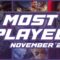 Top 20 Most Played Games on Steam Deck for November by Hours Played