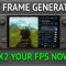 FREE Steam Deck Frame Generation! Frame Gen 2X FPS Mod DLSS To FSR3
