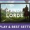 Manor Lords Steam Deck Gameplay & Best Settings