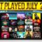 July Top 20 Most Played Steam Deck Games