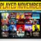 November Top 20 Steam Deck Most Played Games
