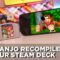 How to Play Banjo Kazooie Recompiled on Steam Deck (Native PC Port)