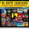 January Top 20 Steam Deck Most Played Games