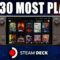 The TOP 30 Most Played Steam Deck Games Of February 2026